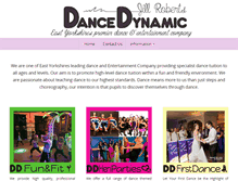 Tablet Screenshot of dance-dynamic.co.uk